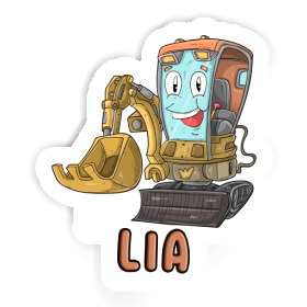 Sticker Lia Little Excavator Image