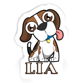 Sticker Beagle Dog Lia Image