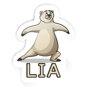 Lia Sticker Yoga-Bär Image