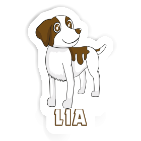 Bretagne Spaniel Aufkleber Lia Image