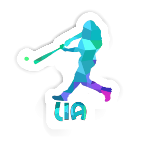 Sticker Baseballspieler Lia Image