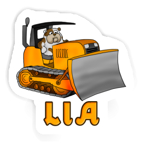 Autocollant Bulldozer Lia Image