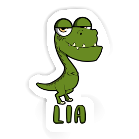 Sticker Lia Dinosaur Image