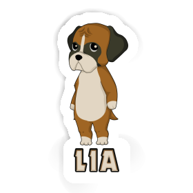 German Boxer Sticker Lia Image