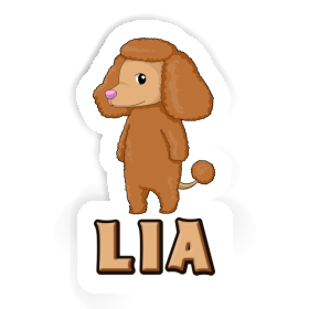 Lia Sticker Poodle Image