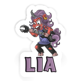 Rocking Unicorn Sticker Lia Image