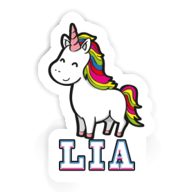 Autocollant Lia Licorne Image