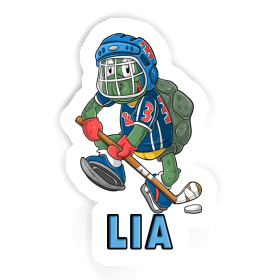 Hockey Player Sticker Lia Image