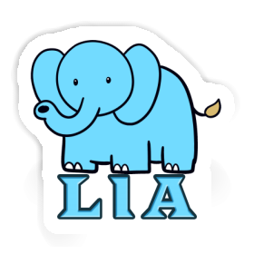 Aufkleber Lia Elefant Image