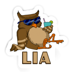 Sticker Cool Owl Lia Image