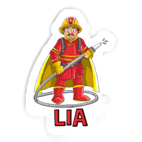 Sticker Lia Firefighter Image