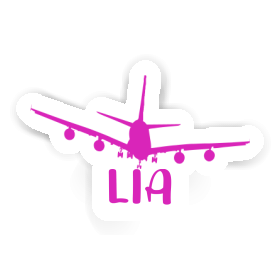 Lia Sticker Airplane Image