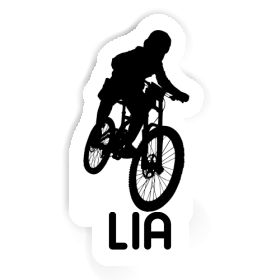 Freeride Biker Sticker Lia Image