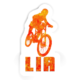 Sticker Freeride Biker Lia Image