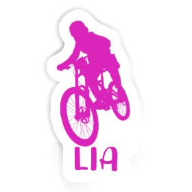 Freeride Biker Aufkleber Lia Image