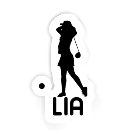 Sticker Golfer Lia Image