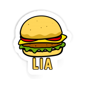 Lia Sticker Cheeseburger Image