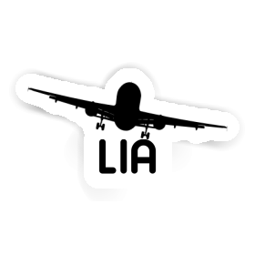 Lia Sticker Flugzeug Image