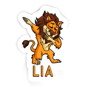 Lia Autocollant Lion Image