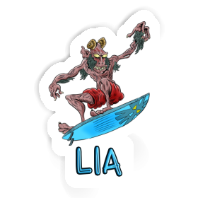 Lia Sticker Wellenreiter Image