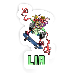 Lia Sticker Skater Image