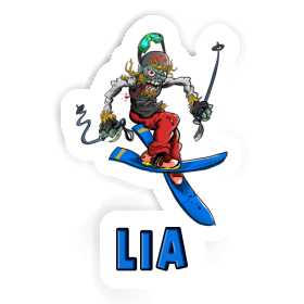 Lia Sticker Skier Image