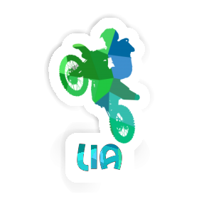 Sticker Lia Motocross-Fahrer Image