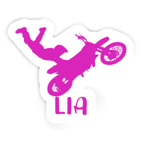 Lia Aufkleber Motocross-Fahrer Image