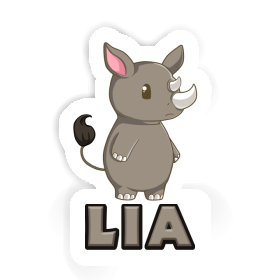 Sticker Nashorn Lia Image