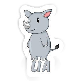 Sticker Lia Rhino Image