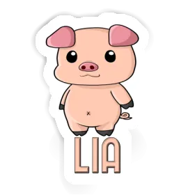 Lia Sticker Pigg Image