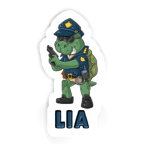 Lia Aufkleber Polizist Image