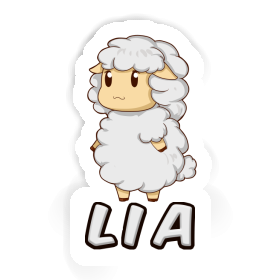 Lia Autocollant Mouton Image