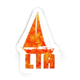 Sticker Lia Sailboat Image