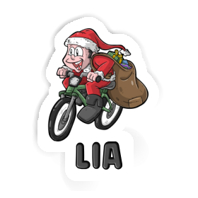 Sticker Lia Bicycle Rider Image