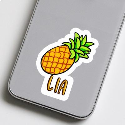 Autocollant Ananas Lia Notebook Image