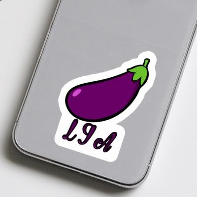 Sticker Lia Aubergine Laptop Image