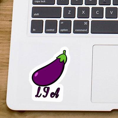 Aubergine Sticker Lia Image