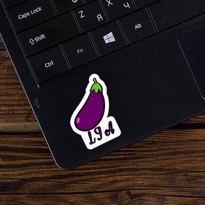 Sticker Lia Aubergine Laptop Image