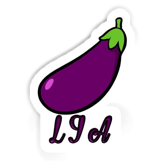 Sticker Lia Aubergine Laptop Image