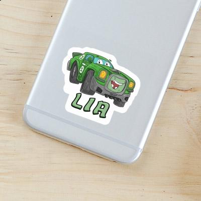 Race car Sticker Lia Notebook Image