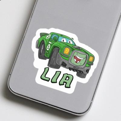 Race car Sticker Lia Notebook Image