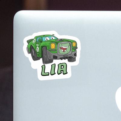 Race car Sticker Lia Notebook Image