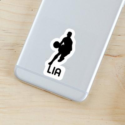 Sticker Basketball Player Lia Laptop Image