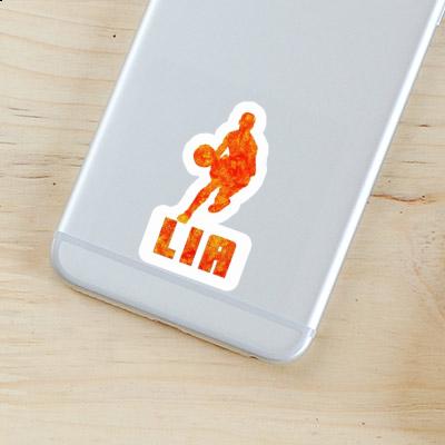 Basketballspieler Sticker Lia Laptop Image