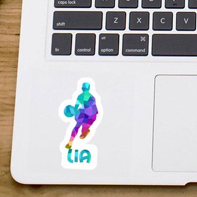 Sticker Basketball Player Lia Notebook Image