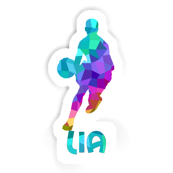 Sticker Basketball Player Lia Laptop Image