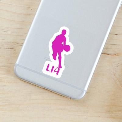 Sticker Basketball Player Lia Laptop Image