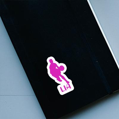 Sticker Basketball Player Lia Laptop Image