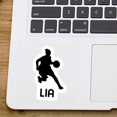 Sticker Lia Basketballspielerin Notebook Image